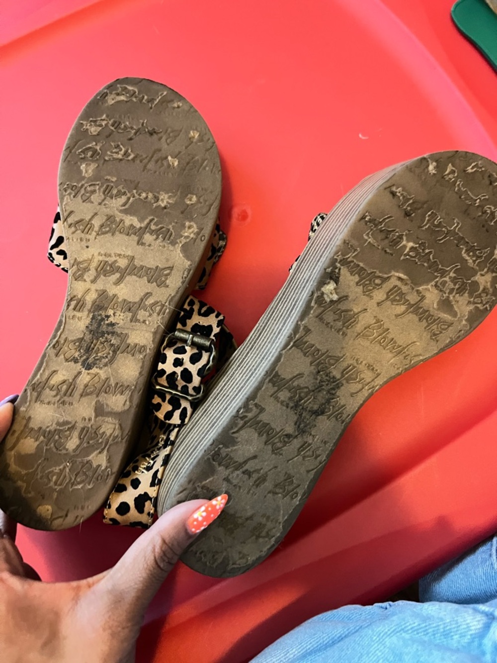 Blowfish leopard sandals - Picture 2 of 3